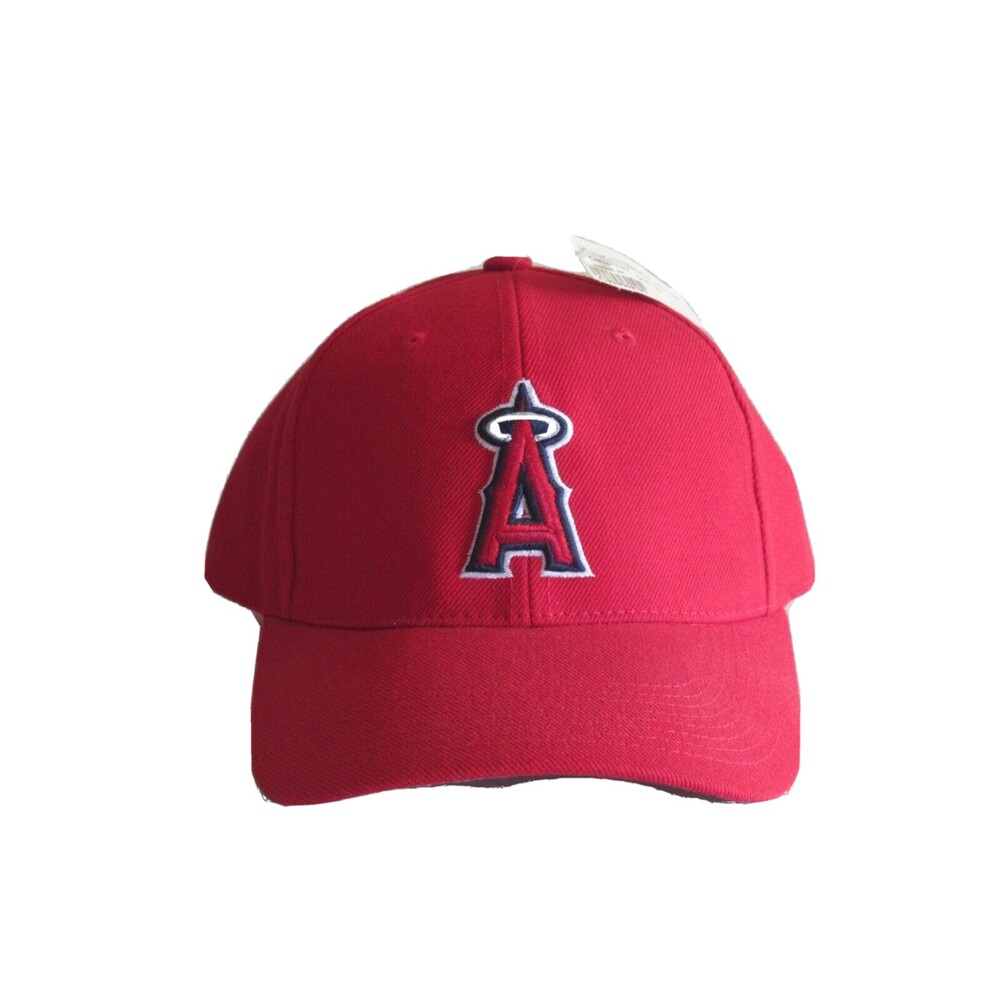 READ* Los Angeles Angels Vintage Outdoor Cap Hat MLB Snapback Red Anaheim Game